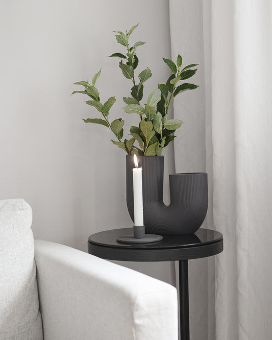 Stravalla Vase anthrazit