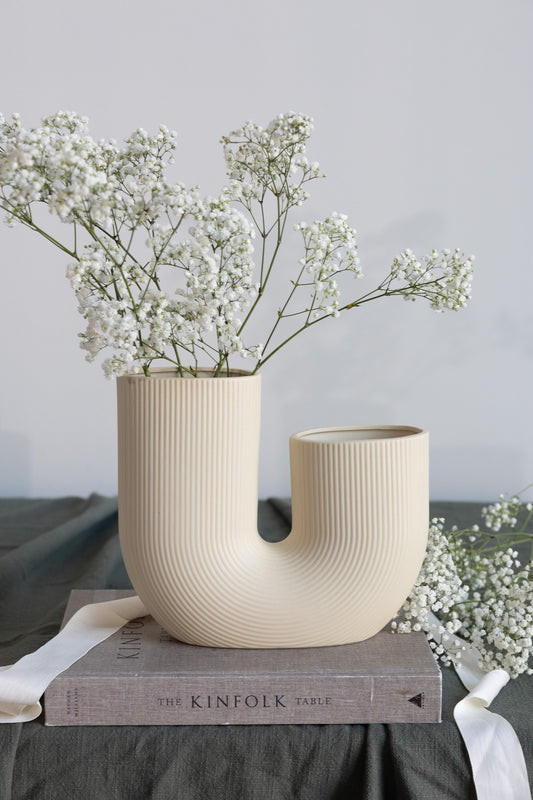 Stravalla Vase beige